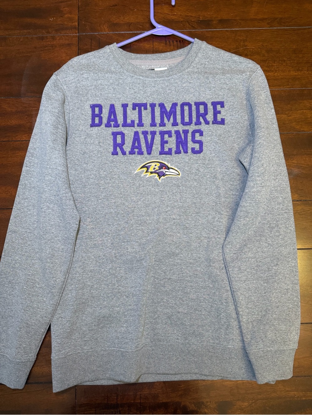 Ravens Crewneck Team Apparel - Men’s Small